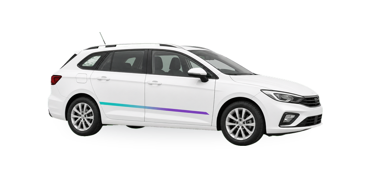 Personenauto voor kleine zendingen